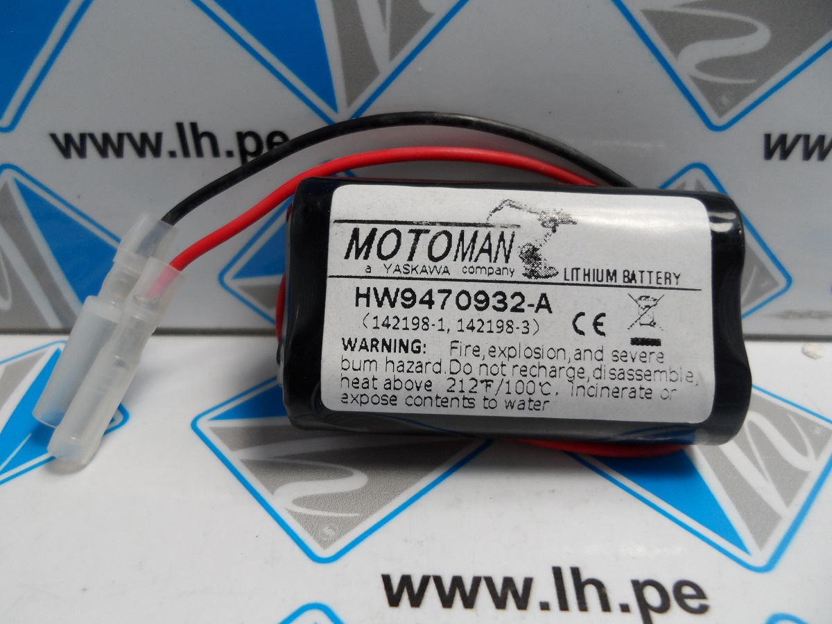 HW9470932-A 42198-1 142198-3       Bateria Lithium  Yaskawa Motoman HW9470932-A Battery for Robot PLC